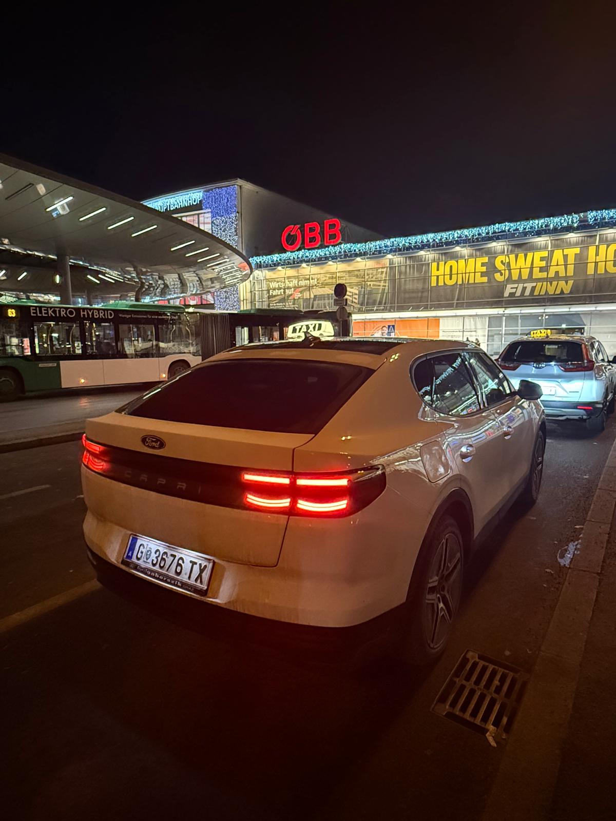 Ford Capri Taxi 007 Nachtfahrt Graz